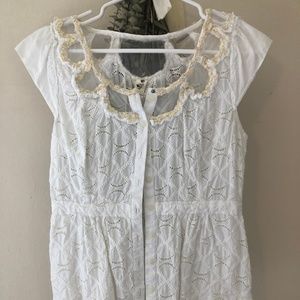 Anthropologie White Top